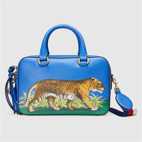 gucci tiger print purse|Gucci bag with tiger head.